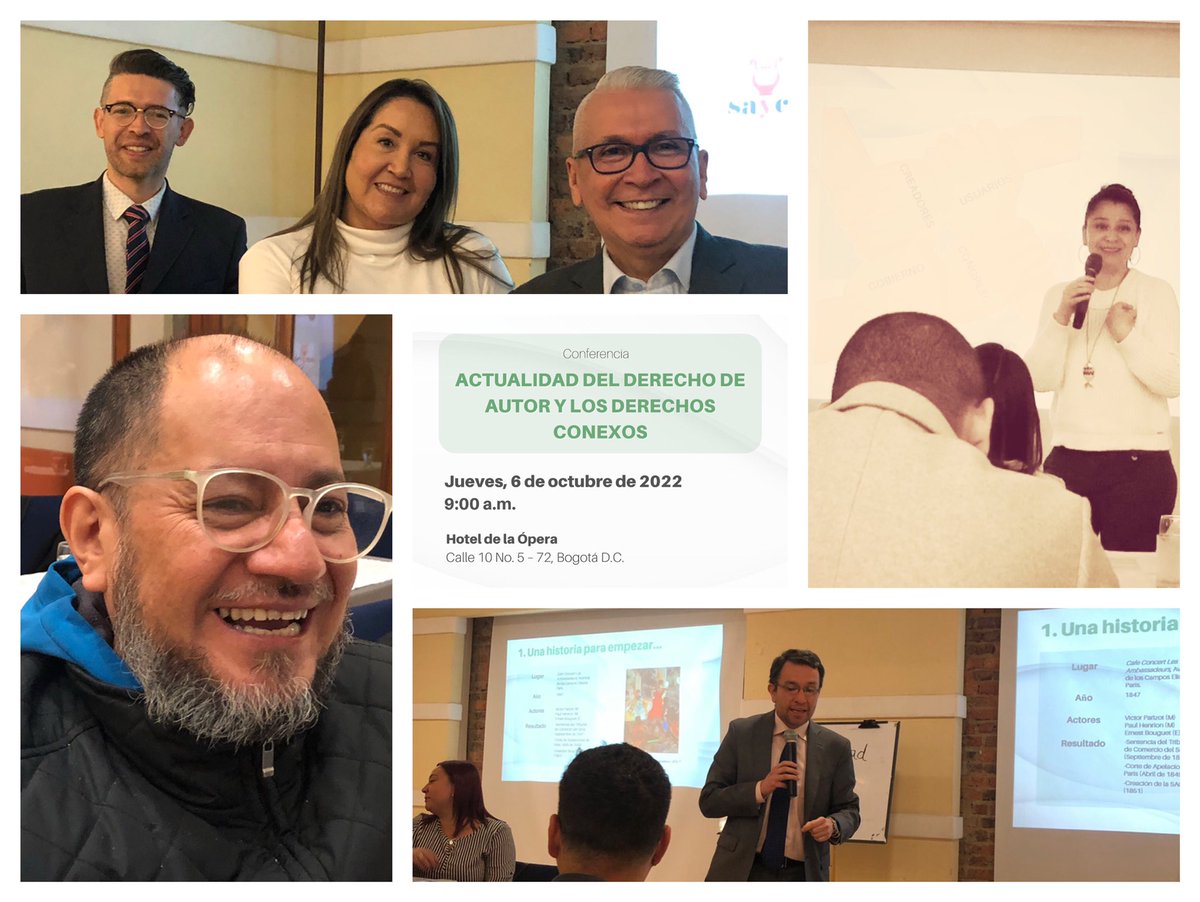 redescritoresco's tweet image. y los Derechos Conexos. El evento hace parte de las actividades pedagógicas realizadas para dar a conocer la importancia de la #GestiónColectiva y sus excelentes resultados en Colombia y el mundo.@lzarrated @AyMagdalena @DirectoresDASC @Acinprocolombia @NicoMEscritor @Sumerce