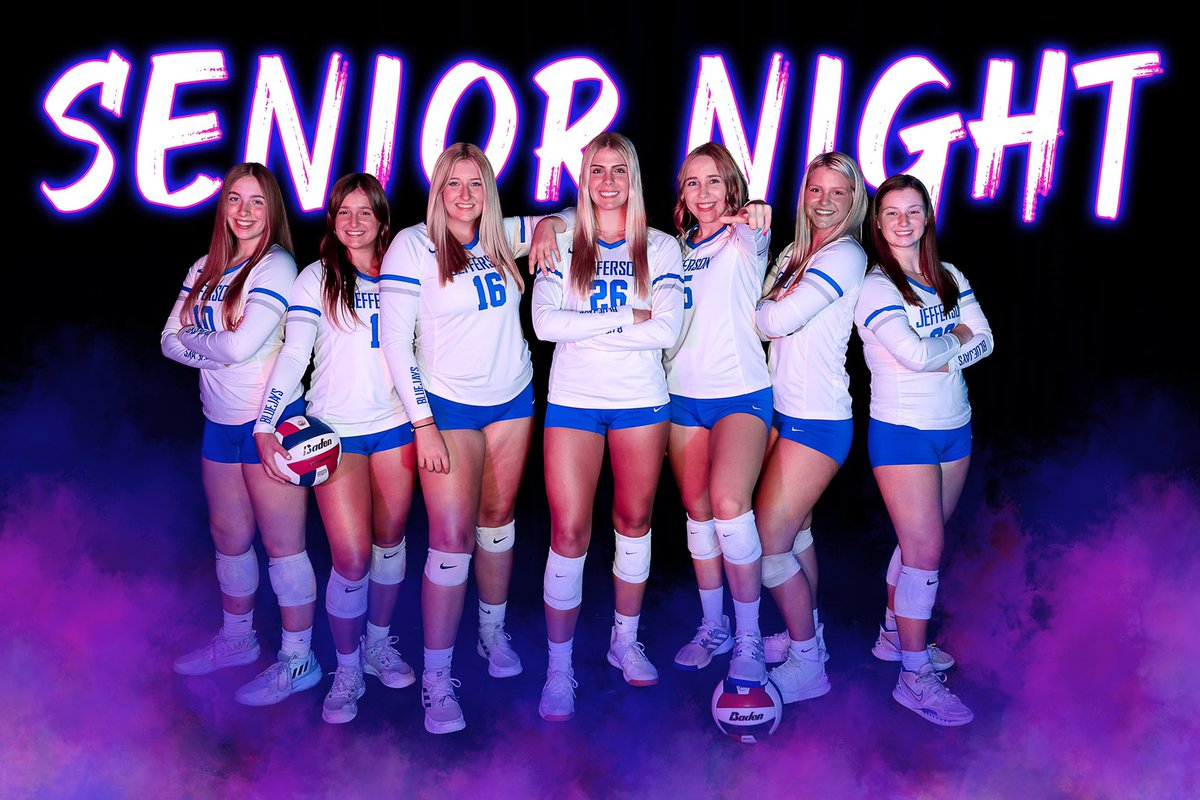 JHS_vball's tweet photo. HUGE SHOUTOUT to Coach Holdinghausen for making ALL of the player and this team graphic for our JHS VB Senior night! #talentedlady @StevieRhea11 @R7Activities https://t.co/Wnp0v7b97m