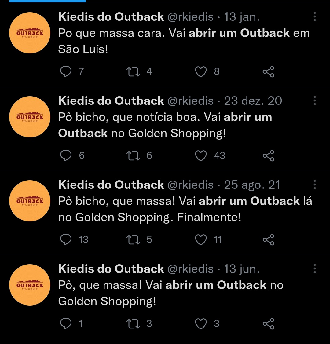 Kiddo On Twitter Acredite Nos Seus Sonhos outback saoluis 