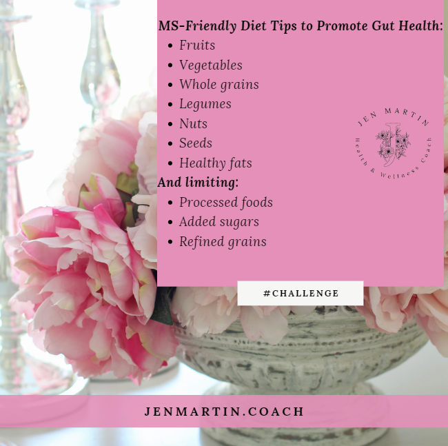 JenMartinHealth's tweet photo. MS and gut health are directly connected to each other. Improve gut health, improve multiple sclerosis symptoms by following these tips:

#guthealth #multiplesclerosis #ms #msfriendlydiet #msdiet #mstips #mssupport https://t.co/Iqhuf83UJt