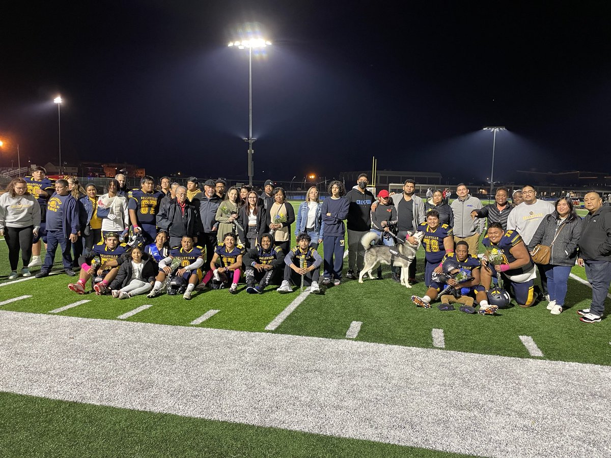 Congratulations to the Senior Football Players on their Senior Night. Thank you for representing Belleville so well over the past four years.