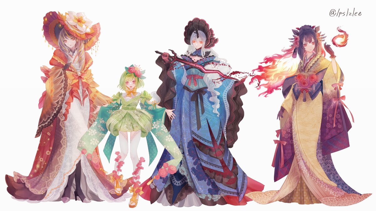 「【※ポケ擬】擬人化だとこうなるよ。 」|ルリ(Ruri)👗💎のイラスト