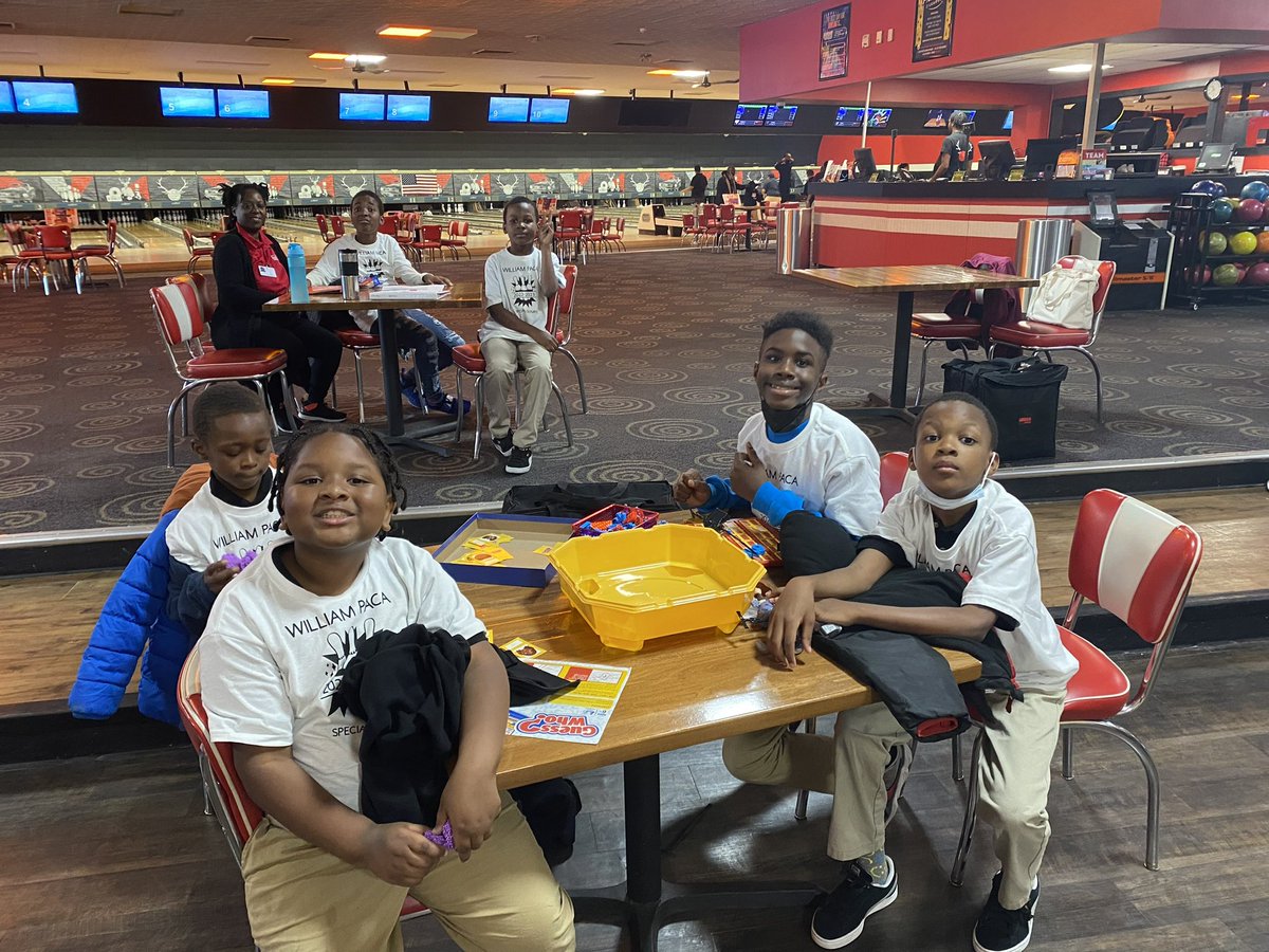 olia_hardy's tweet photo. Shout Out to Ms. Hellman for organizing Junior Special Olympics Team to represent our School! Let the bowling games begin! Go Eagles! @WilliamPacaElem @410Mtss @BaltCitySchools @SpecialOlympics https://t.co/4rgPNHtf6k