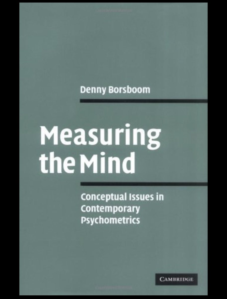 Reading <a href="/BorsboomDenny/">Denny Borsboom</a> Measuring the Mind. I’ve never read such a clear articulation of psychometric theory, and never before have I doubted common methods so completely. 

Thanks. I think.