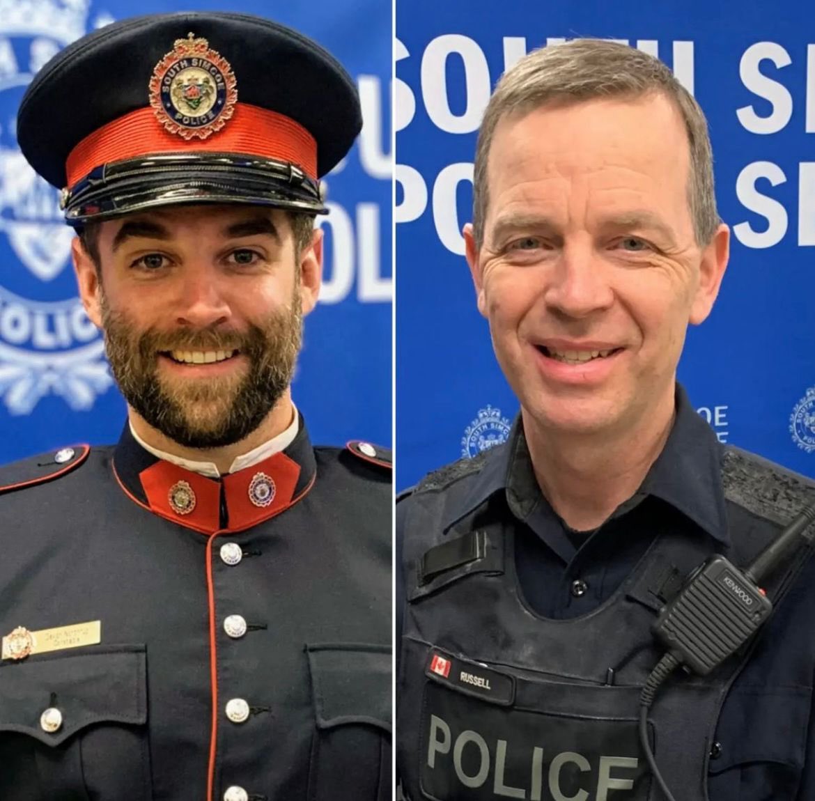 I am devastated to have learned about the news that came out this week regarding @SouthSimcoePS officers Constable. Devon Northrop and Constable. Morgan Russell who were killed in the line of duty. My thoughts and prays go out to their family, friends, and all police members.