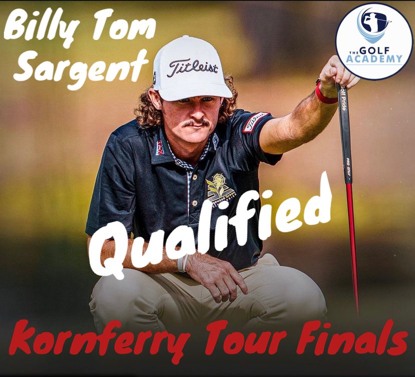 Couldn’t be prouder of <a href="/sargentgolf10/">Billy Tom Sargent</a> for getting through 2nd stage and earning his spot into the <a href="/kornferrytour/">Korn Ferry Tour</a> finals! #resultsrecruit #tgatakeover