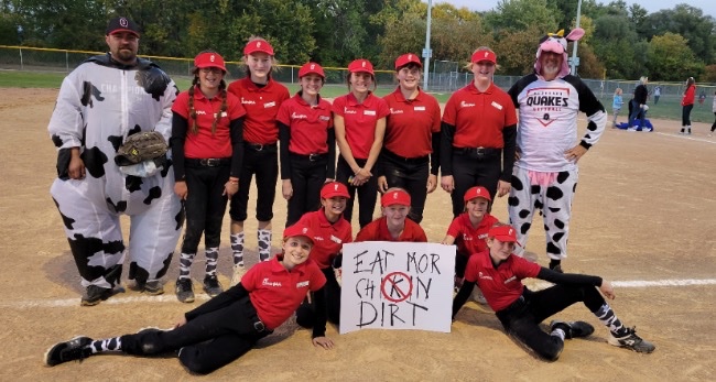 NicoleSeier's tweet photo. Eat more chikin! 
Quakes-Billups
@MillardUnited  #MonsterMash https://t.co/zPdwk1P3xW