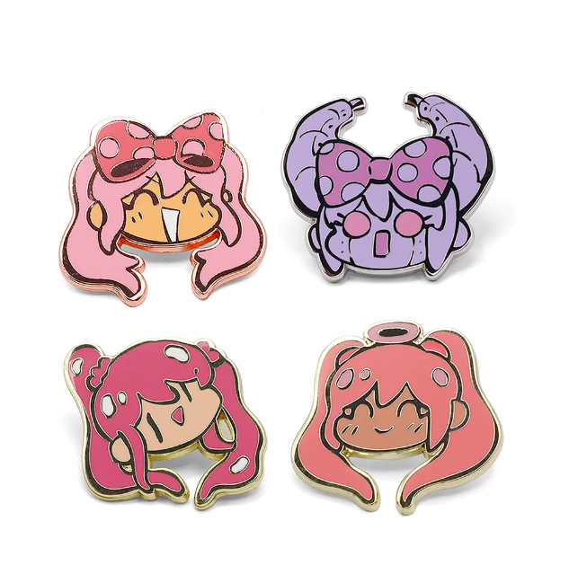 「スイートハートシリーズのピンバッチかわいすぎるでしょ 」|蝦夷リス/3zo🐠ｺﾐﾃｨｱく04aのイラスト