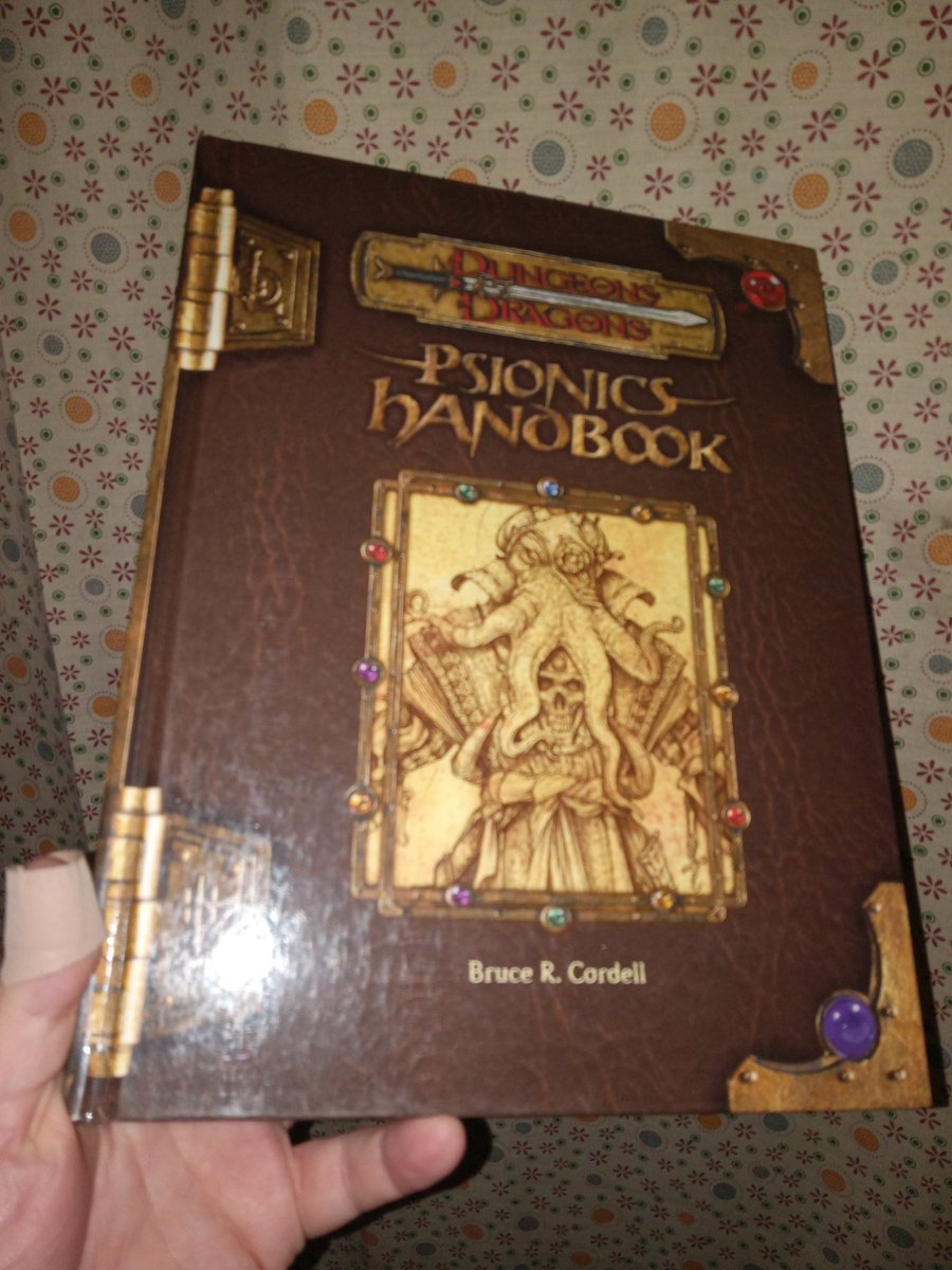 Samwise7RPG's tweet photo. Tonight's reading. I want to steal some of these ideas and blend them with BRP's psionic powers for Boccords in the Skyrealms of Jorune setting. #Jorune #SkyrealmsOfJorune https://t.co/XOCWWXTN66