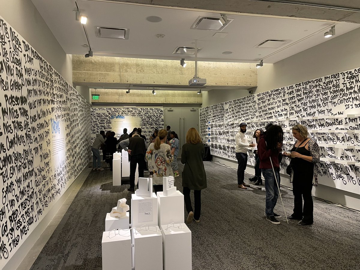 outaboutatl's tweet photo. Very cool exhibit about hip-hop architecture at @modatl. Learned a lot. Super interesting. Check it out! https://t.co/oBerBeYlBR