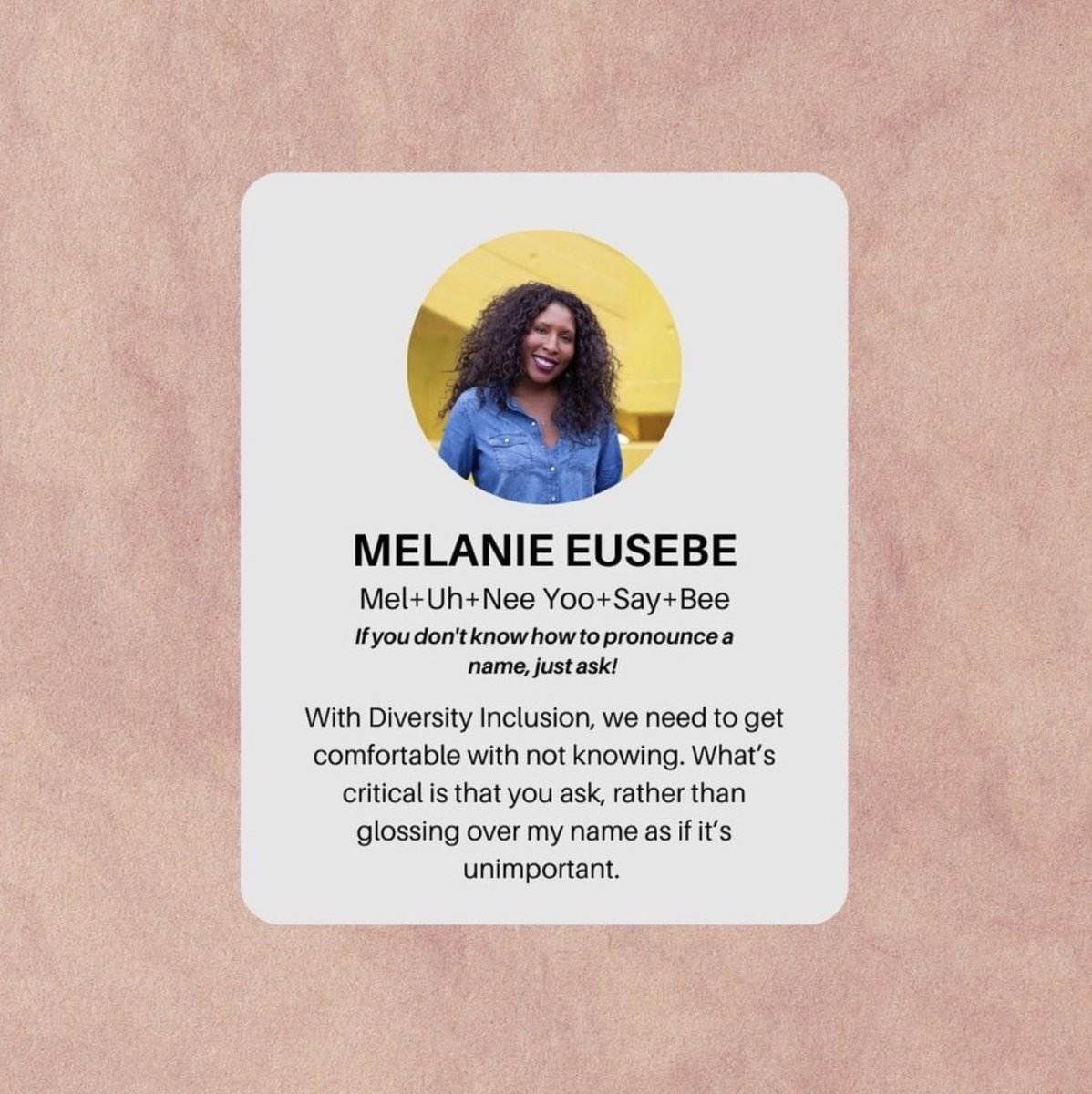 Melanie V. Eusebe MBE tweet media