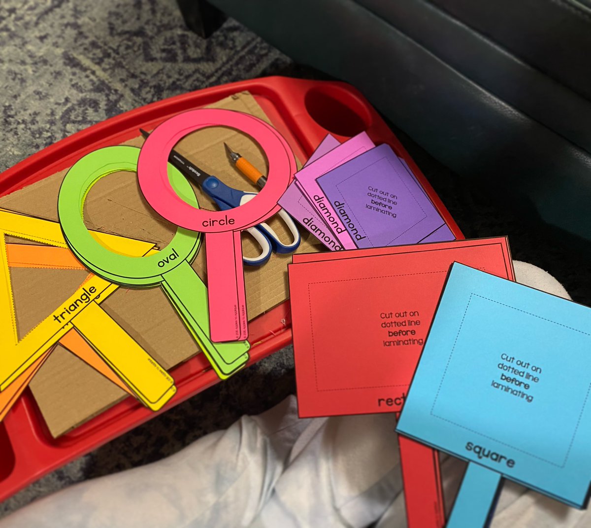 leight123's tweet photo. Just a fun Friday night over here. Looking forward to a fun #prek shape hunt this week! https://t.co/ZuO1TF6lHo