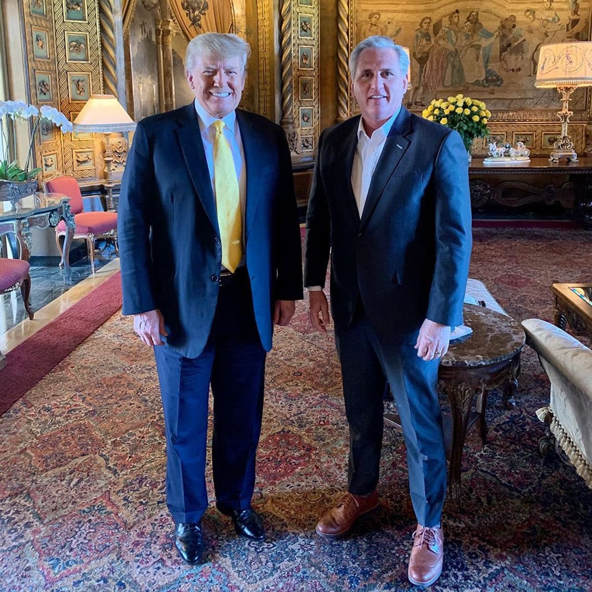 I’m not overstating: this picture resurrected Trump. @GOPLeader is personally responsible for Trump still being relevant. The shock waves that rolled through the GOP congressmen when it came out was huge. Then they all did a whipped dog impression, and joined.