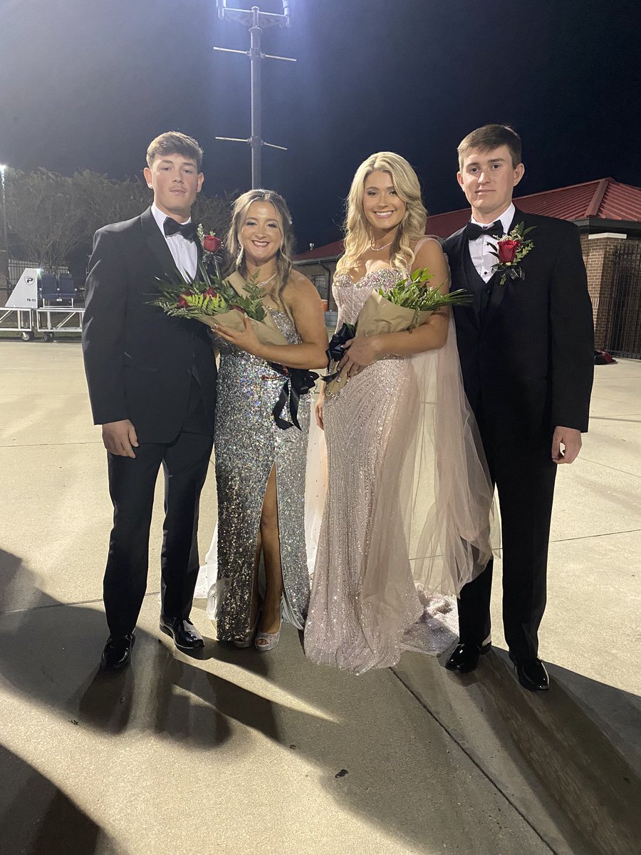 Proud of these guys representing our program by escorting these two senior maids! #TAKEOFF #D2W