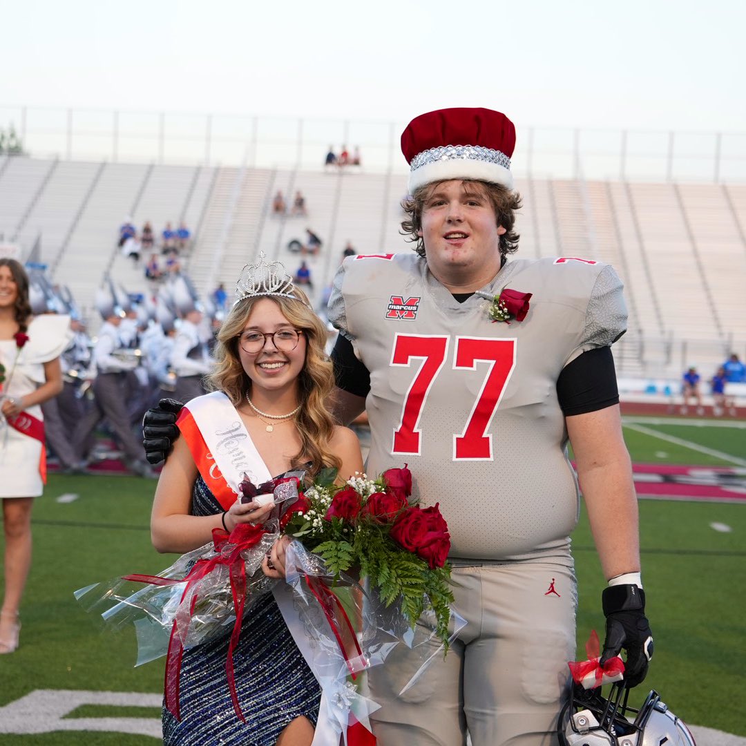 Marcus_HS's tweet photo. Congratulations to our 2022 Homecoming King and Queen: Riley Letterman and Ally Horton! 👑 https://t.co/vfIz63SXYs