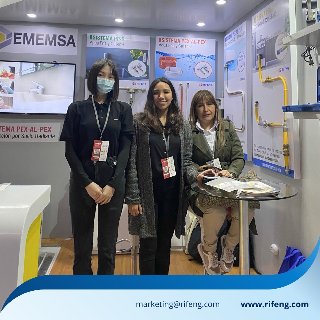 rifeng_official's tweet image. #RIFENG #piping systems were brought to the spotlight at #EXCON 2022, one of the most important tradeshows for the construction sector in #Peru! Glad to meet and grow with thousands of #distributors, #contractors, #developers from all around the country.
