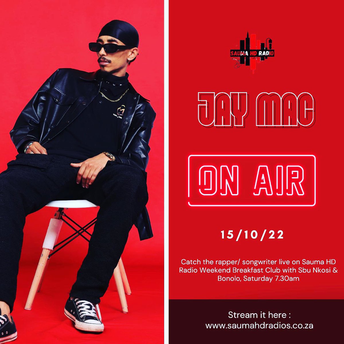 JayMacRsa's tweet photo. Live &amp; 7:30 Do Tune in 

Stress out Now https://t.co/5y0GVwSbbh