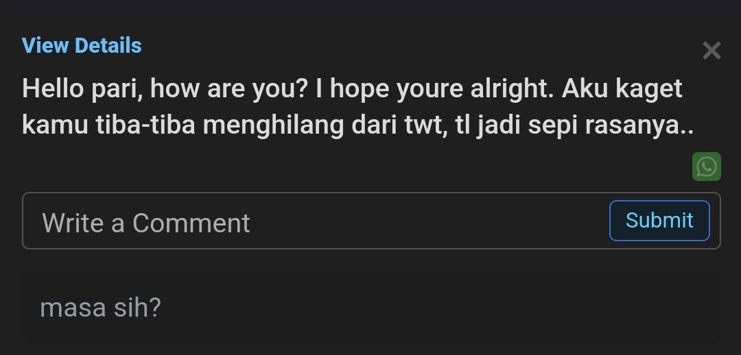 cupickes's tweet photo. aku baik kok, better than ever now that ive found the reason for me to keep continue living. sendernya mana, mau tukeran priv ga biar ttp interaksi? https://t.co/2XEtj8xYtc