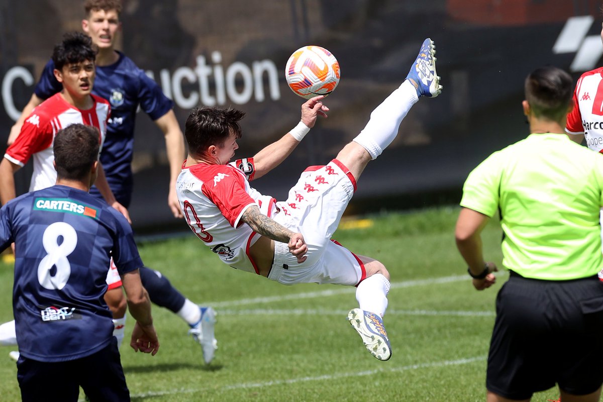 A cracking goal from <a href="/SamBurfoot/">Sam Burfoot</a> to get us underway at Shepherds Park between <a href="/BUAFC_NZ/">Birkenhead United AFC</a> and <a href="/AucklandCity_FC/">🇳🇿 Auckland City FC</a>