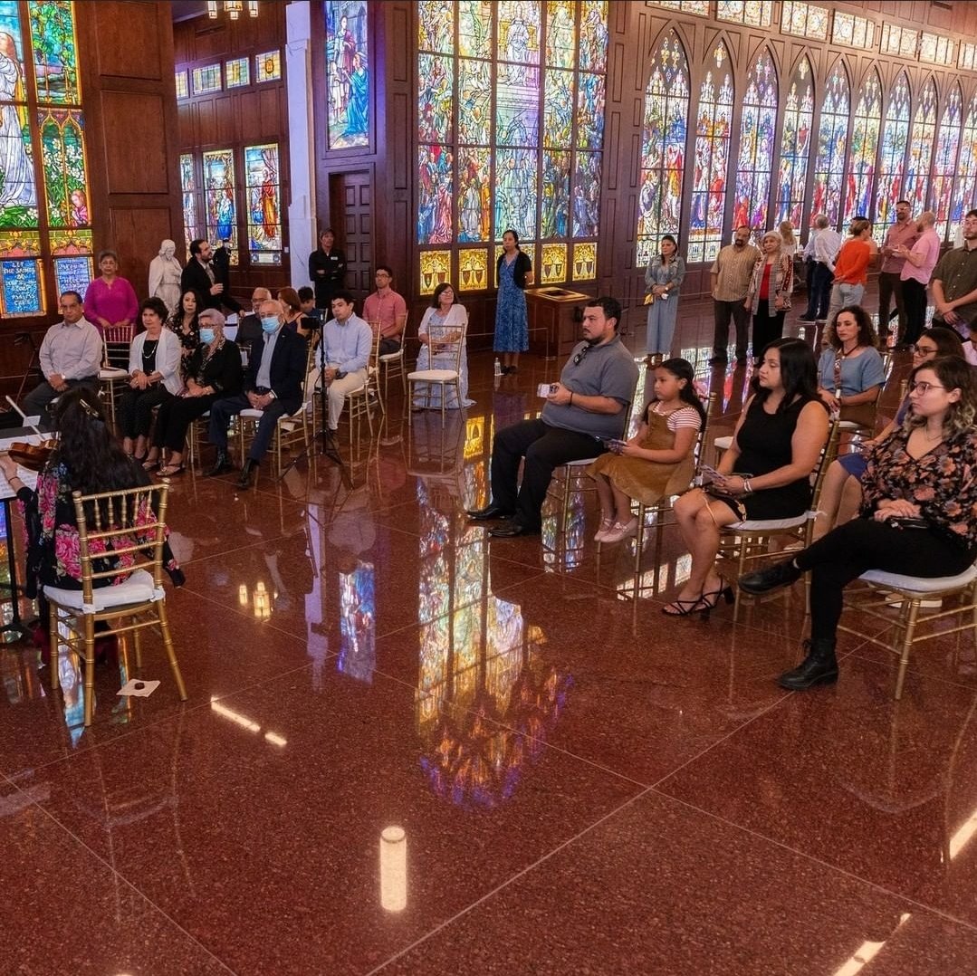 gelmanmuseum's tweet photo. Our first ever "Sounds of Music" event was a success! We thank Dolce Quartet and those who attended for making it such a magical event. In case you missed it, we hope you can join us on the next one.
For upcoming events, please visit https://t.co/6ZRHT17RHv
#quartet #stainedglass https://t.co/MatUeDx6lW