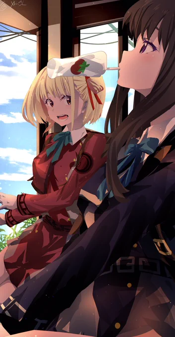 間接 #リコリコ  