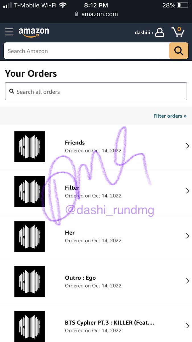 dashi_rundmg's tweet photo. Thank you @a_breky for funding Proof on Amazon and iTunes while we wait for #YetToComeinBUSAN! 

Still streaming for #ProofGlobalBattle too! 🔥

#TeamRUNBTS #TeamForYouth @BTS_twt https://t.co/ffHi9s0xoG