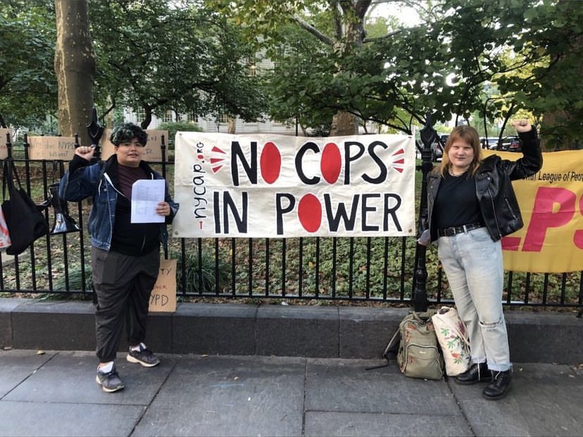 yiskaschwizzle's tweet photo. One of the photos from NYCAPβs #NoCopsinPower rally today! More photos soon to come! Glad I got to exercise my MC chops! https://t.co/HIhI6xNkff