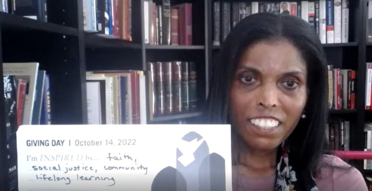 Interim @Episcoforma Convener Cynthia Johnson-Oliver is inspired by faith, social justice, community, and (our favorite!) lifelong learning!

Double your impact before midnight! vts.edu/give

#VTSInspires 
<a href="/VTS_Seminary/">Virginia Theological Seminary</a>