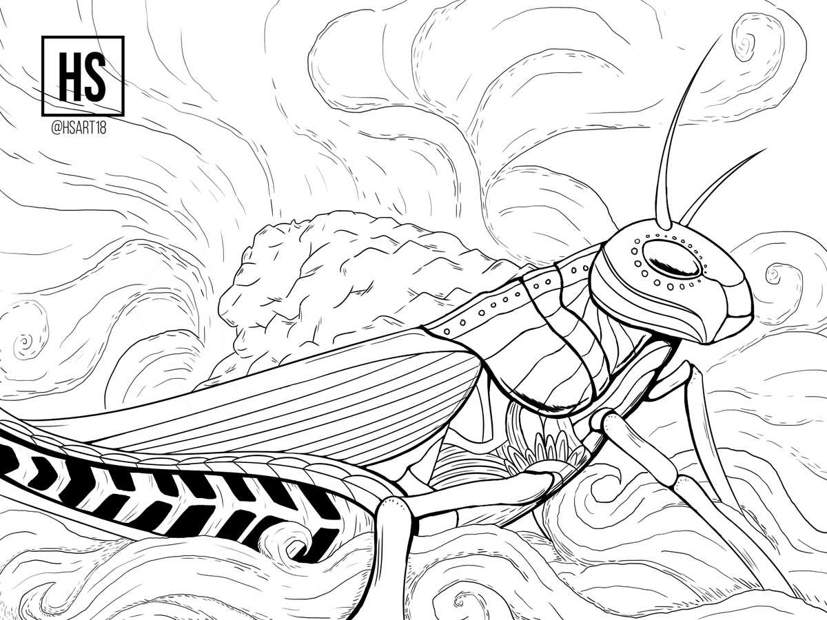 HVDesign_18's tweet photo. Mi pequeña aportación al #inktober2022  ^^ como parte de la lista del #inktobrije "Chapulin+Copal"
#dibujo #dibujodigital https://t.co/SEJnR2bKpT