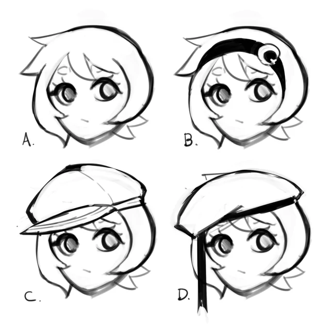 I cant deicide on whats going on Yenn's head, what fits her the most 