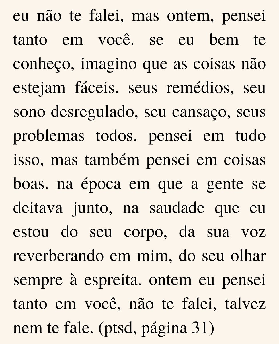 ontem eu pensei tanto em você