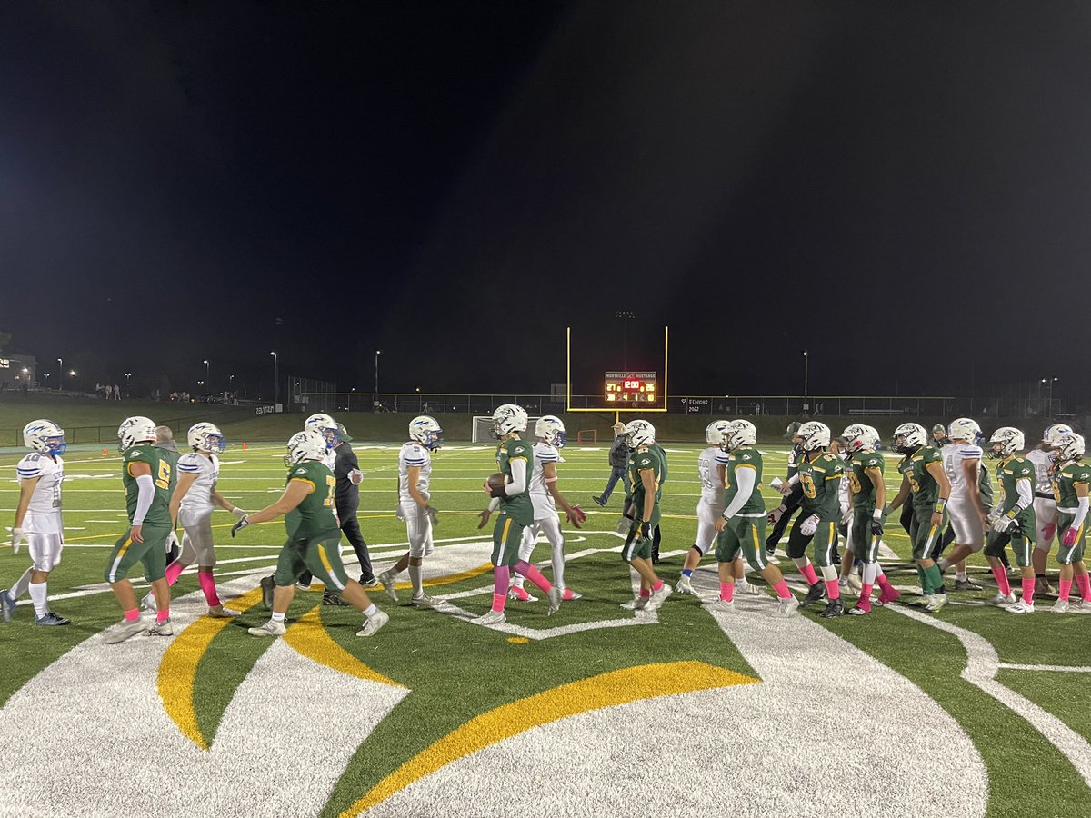MustangsMTHS's tweet photo. The Stangs (6-2) defeat @WHRHSfootball 27-26!
Up next: @MustangsFBall will travel to @ChathamCougars on SAT 10/22 - KO set for 2PM
#MustangPride #WayToFinish #GiddyUp @drtagorman @MTHSAthBoosters @MontvilleTwpSch @MikeGurnis @dailyrecordspts https://t.co/6xGjwEAwRm