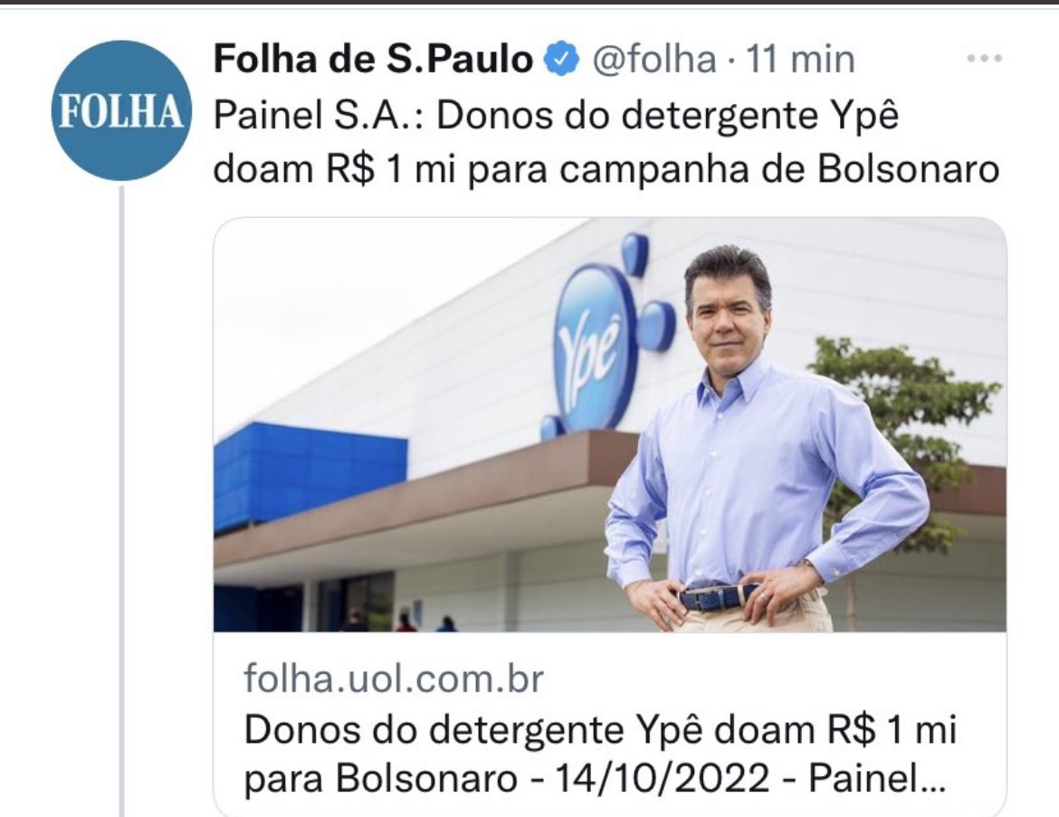 E eu achando que neutro era detergente Ypê transparente. Bobinha eu… RIP <a href="/YpeOficial/">Ypê Oficial</a>