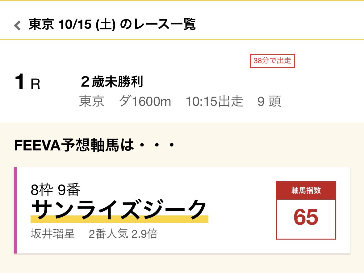 feeva2020's tweet photo. 🥇 1着 9番 サンライズジーク 🎯

久々の公開でしたが無事とれました〜！
スコアが他の馬と比較してはっきり出てる時は勝率がいいですね〜🏇💨

府中牝馬SのAI軸馬予想はこちらから！
https://t.co/7T1iCfqT0t

フォロー&amp;RTで5名の方にDM公開します🤖 https://t.co/pSNYIgzrtz