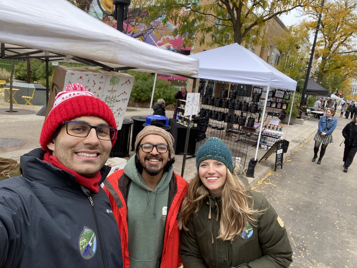 KoupaeiSci's tweet photo. Teaching the general public all about Eddy Covariance at #ScienceOnTheSquare as part of @WiSciFest! @susewus @sreenathpaleri https://t.co/lnW9lfWBoh