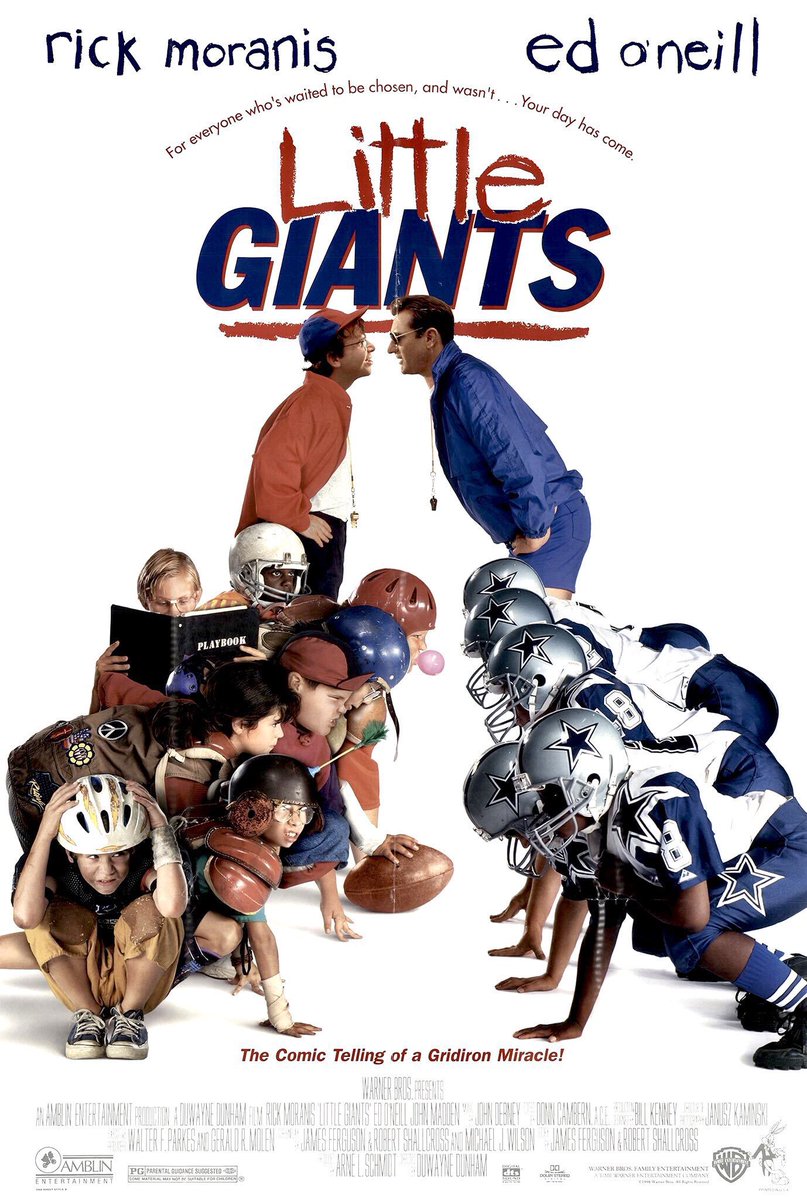 FilmNewsNos's tweet photo. 🎬MOVIE HISTORY: 28 years ago today, October 14, 1994, the movie ‘Little Giants’ opened in theaters!
#RickMoranis #EdONeill #ShawnaWaldron #SusannaThompson @DevonESawa #BrianHaley #SamHorrigan #JoeBays #MaryEllenTrainor #CourtneyPeldon @alexavega #ToddBosley #JonPaulSteuer https://t.co/pjiIhnedlw
