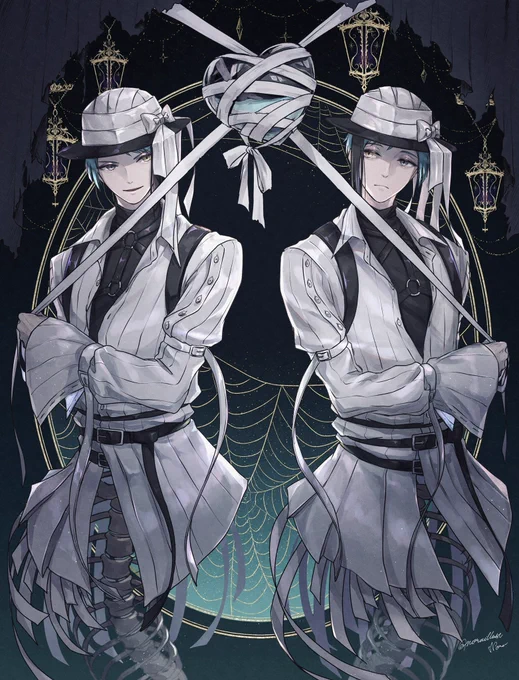 イベント始まったのでお気に入りハロウィン絵を再掲獣化あり 