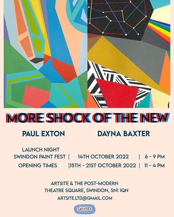 Today's the day! #SwindonPaintFest

Find the SPF map here ---&gt;
linktr.ee/swindonpaintfe… along with more info about the artists, press and a link to donate.

More Shock of the New is open in the PoMo 11-4 until the 21st.

We are so looking forward it, it's going to be a blast!