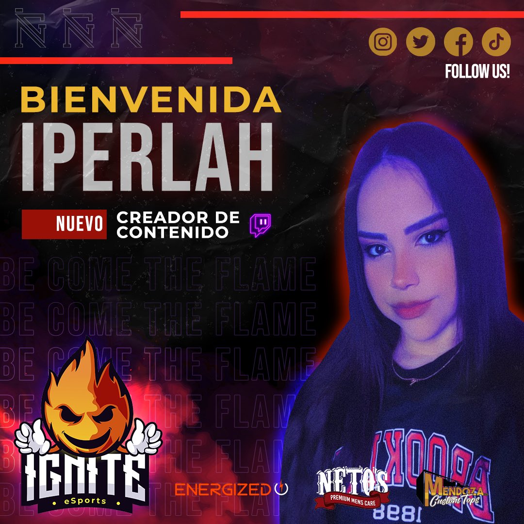 esport_ignite's tweet photo. Bienvenida @iPerlah 🔥

👉🏻Fortalecemos nuestro roster de CC, sabemos que serás una gran incorporación para nuestro equipo y comunidad 👏🔝

Redes sociales ⬇️
Twitch // iPerlah
Facebook // Perlah
Tiktok // iPerlah
Twitter // iPerlah

#ignite #igniteesports #becometheflame https://t.co/TLHAuBf6F9