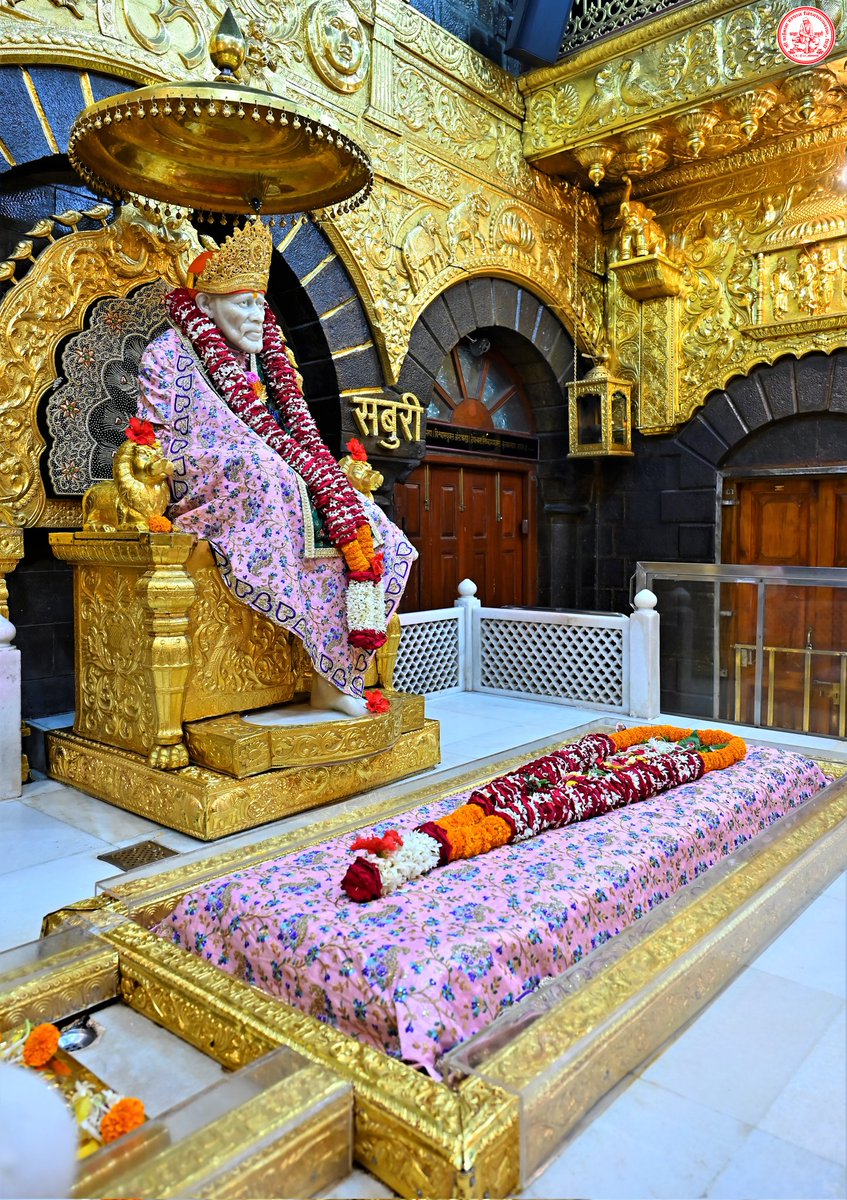 SSSTShirdi's tweet photo. *!! ॐ साई राम !!*
*श्री साईबाबा संस्थान विश्वस्त व्यवस्था,शिर्डी*
*!! ॐ Sai Ram !!*
*Shri Saibaba Sansthan Trust, Shirdi*
≈≈≈≈≈≈≈≈≈≈≈≈
*आरती :-  शिर्डी माझे पंढरपूर*
*शनिवार  दिनांक १५ ऑक्टोंबर २०२२*     
*Aarti : -shirdi majhe pandharpur*
*Saturday 15 October 2022* https://t.co/ppTewiaMXK