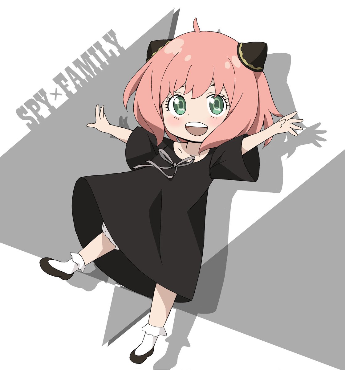アーニャ(SPY×FAMILY) 「アーニャ! #スパイファミリー 」|かおるん🍁LINEスタンプ販売中！のイラスト