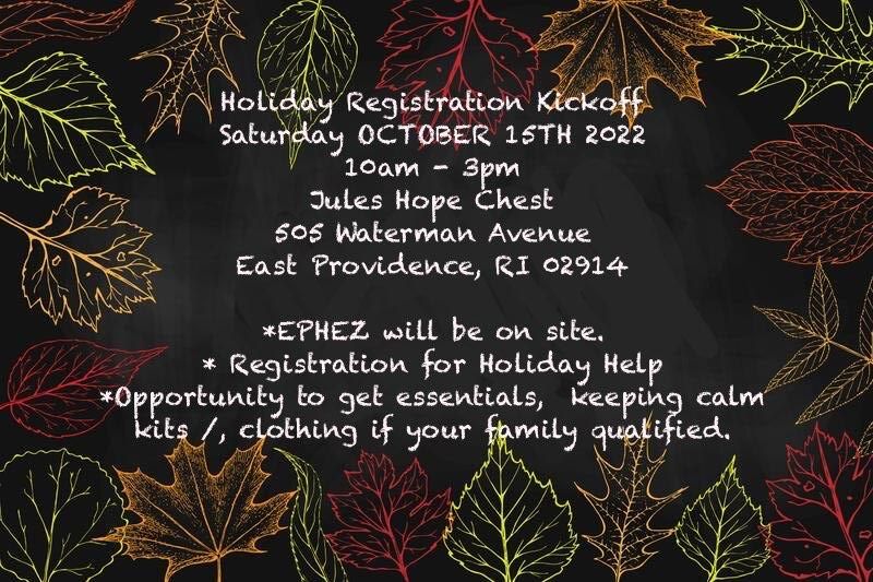 joesfoundation's tweet photo. Starting tomorrow Saturday October 15th IN PERSON registration. Join us at our office 505 Waterman Avenue, East Providence, RI **BACK PARKING LOT  Opens 10am - 3:00pm Phone and online registration will open next week.   #juleshopechest  #SirJoes10thToyDrive https://t.co/vgSkcKuTHh