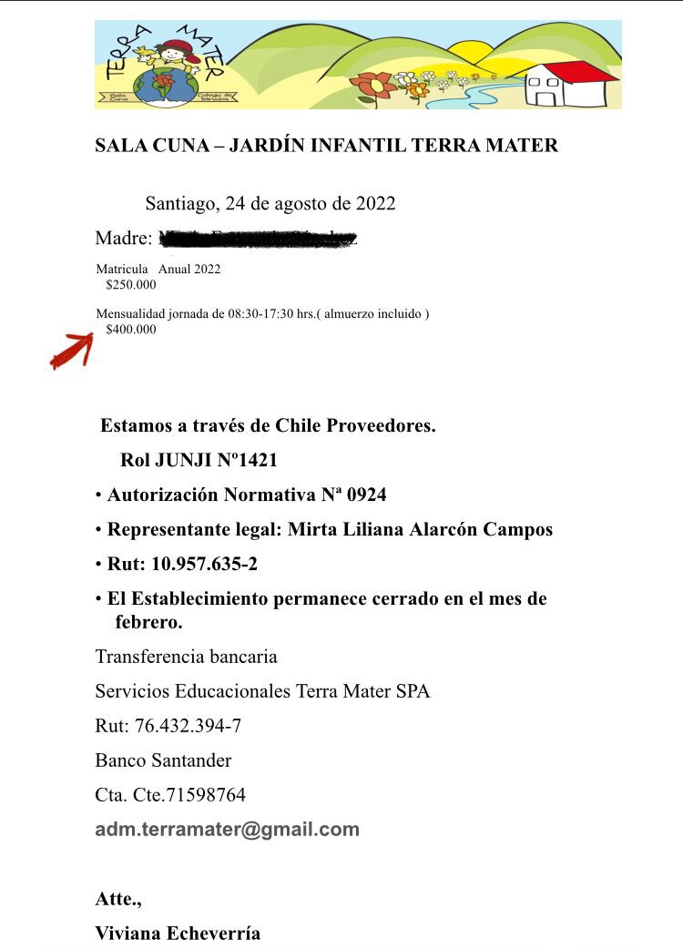 Nanda_1027's tweet photo. @Postnataldeeme1 @gabrielboric @totiorellanag @jeannette_jara @Senado_Chile @Min_Hacienda @Mineduc qué familia de clase media puede pagar matricula y mensualidad una sala cuna privada en diciembre?? Necesitamos extensión del postnatal de emergencia hasta el 31/12/22! https://t.co/Nibdxf7tcY