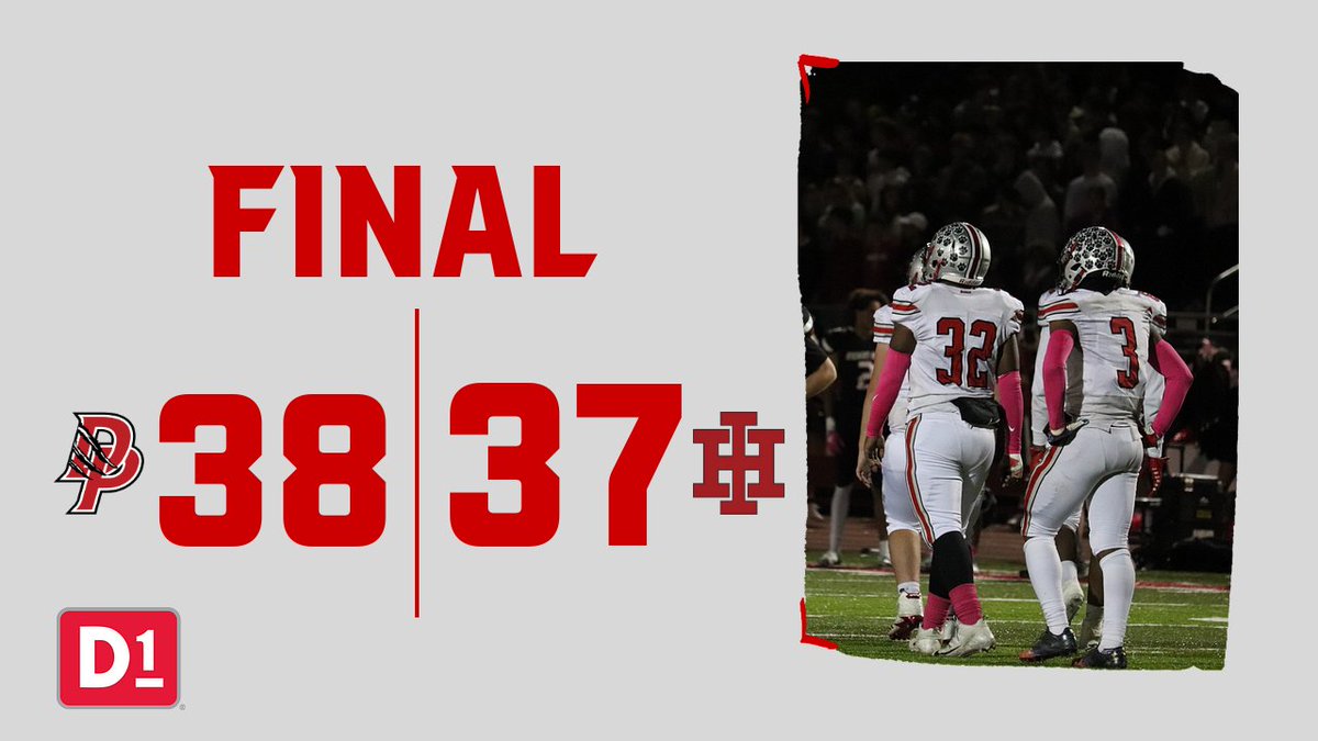 FOR THE FIRST TIME IN OVER 20 YEARS DEER PARK BEATS INDIAN HILL!