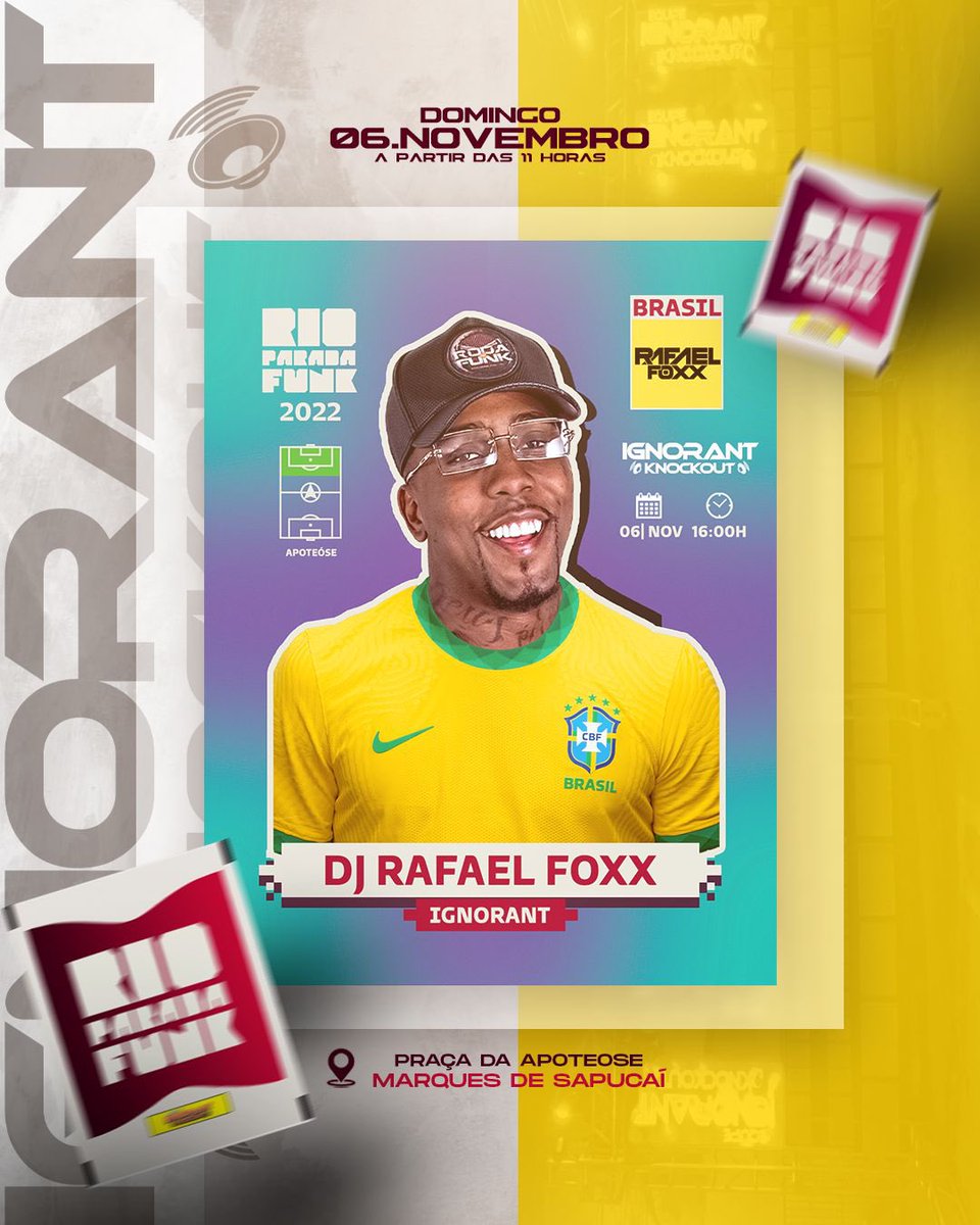 DJRAFAELFOXX's tweet photo. FUI CONVOCADO PARA TOCAR NO โRIO PARADA FUNKโ BORAA ๐ฅณ๐๐ซถ๐พ
#Davkpromundo #EquipeIgnorante. https://t.co/mWqs5dciVg
