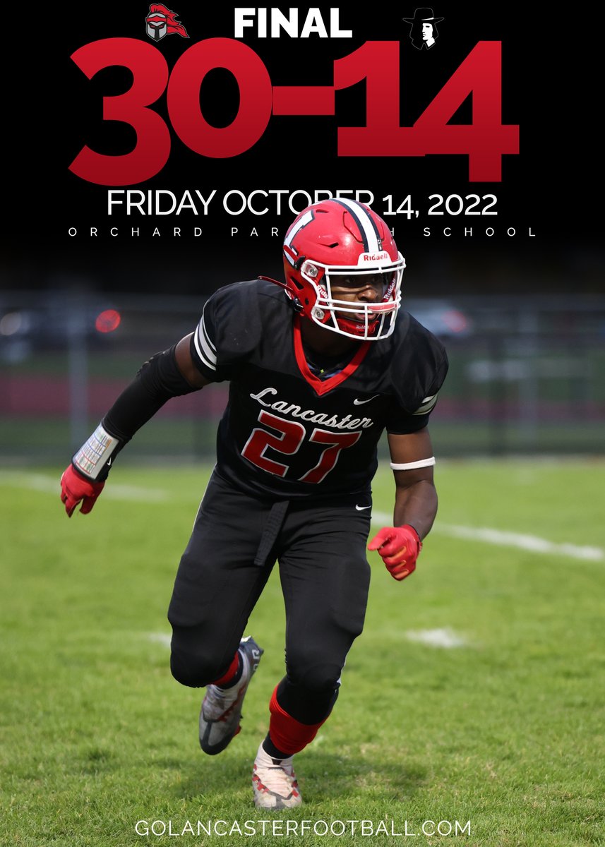 Its over in OP
Lancaster 30
OP 14
Final
<a href="/LHSfballLegends/">Lancaster Legends Football</a> 
golancasterfootball.com