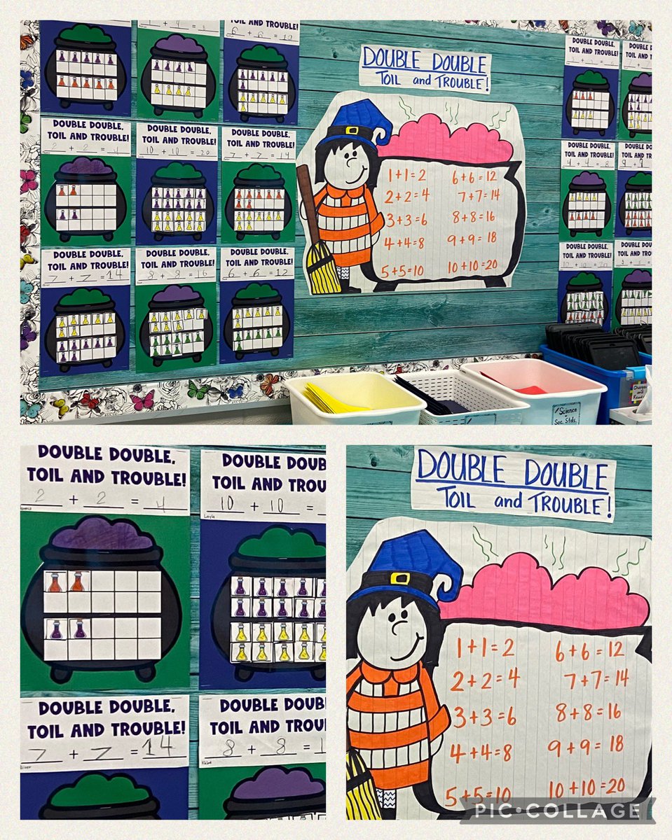 Today we learned our doubles facts while creating a witch’s brew!  #lockespride #tvdsbmath