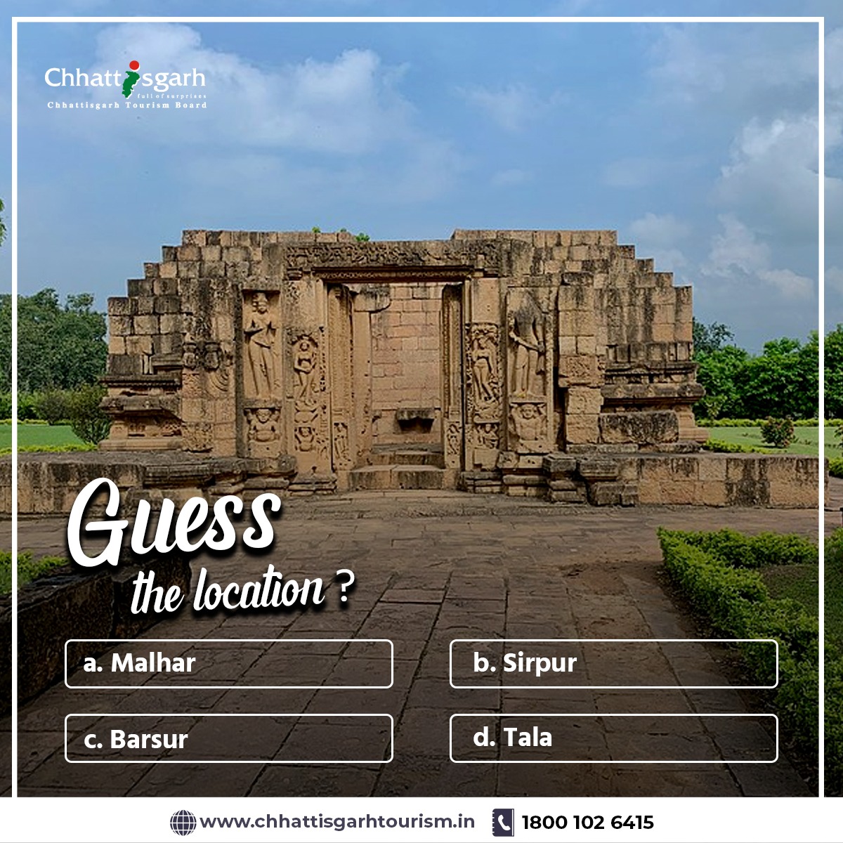 Hint: A small town located in Bilaspur that has archaeological significance. 
#GuessTheLocation #Bilaspur