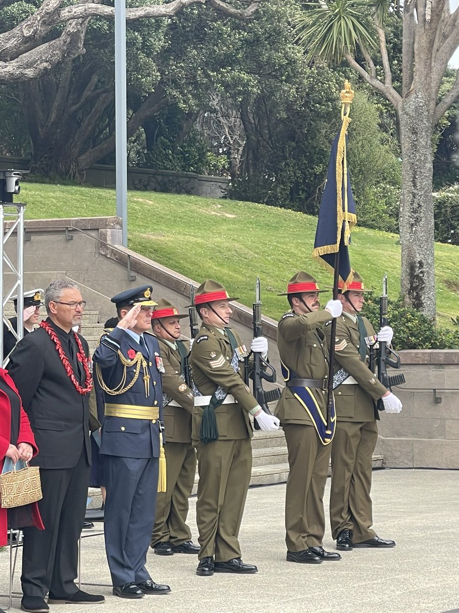 GreerBerry's tweet photo. Really moving ceremony at #pukeahu today to honour Pacific #Coastwatchers from #WWII. Standing room only as families came together to honour #service and #sacrifice. https://t.co/65AtsZAHfW