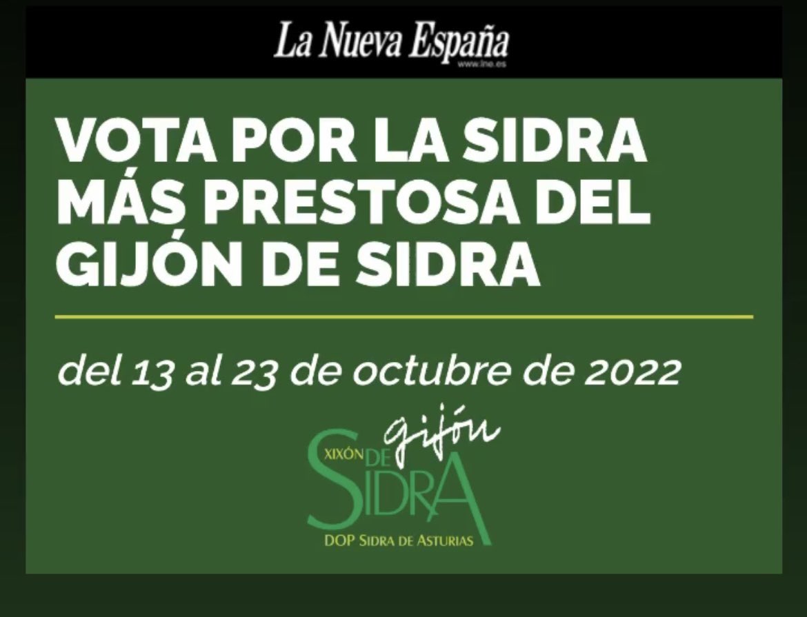 Ya puedes votar por la sidra más prestosa en este link mas.lne.es/concursos/sidr… 
Cuál es tu preferida?